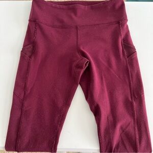 Ivivva Maroon Leggings
